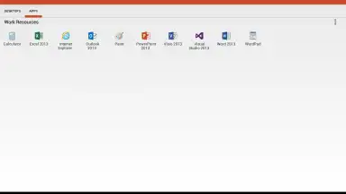 Screenshot von Microsoft Remote Desktop Beta 3