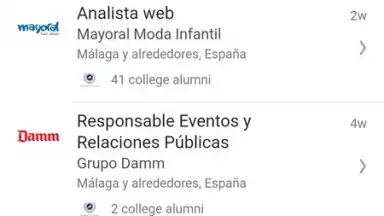 Screenshot von LinkedIn Lite 4