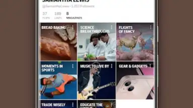 Screenshot von Flipboard 3