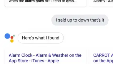 Screenshot von Google Assistant Go 2
