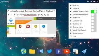 Screenshot von Leena Desktop UI 3