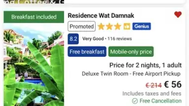 Screenshot von Booking.com 6