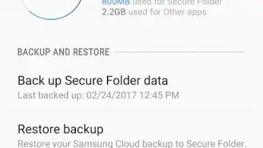 Screenshot von Secure Folder (Samsung) 3