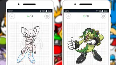 Screenshot von How To Draw The Blue Hedgehog 1