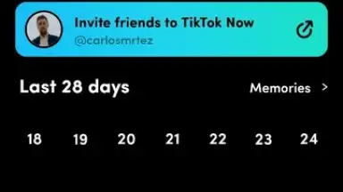 Screenshot von TikTok Now 5