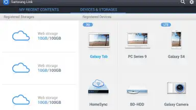 Screenshot von Samsung Link 8