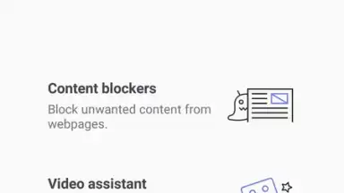 Screenshot von Samsung Internet Beta 8