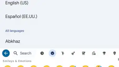 Screenshot von Gboard 23