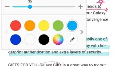 Screenshot von Samsung Write on PDF 3