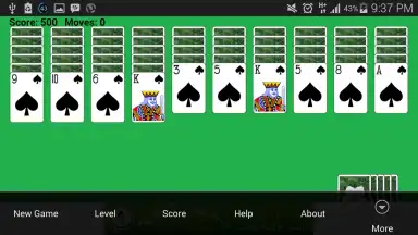 Screenshot von Spider Solitaire Game 3