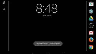 Screenshot von Pitch Black Wallpaper 1
