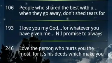 Screenshot von My Quotes For Life 8