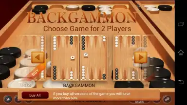Screenshot von Backgammon 3