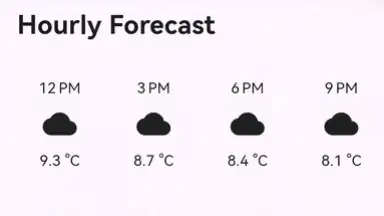 Screenshot von Weather Forecast App 1