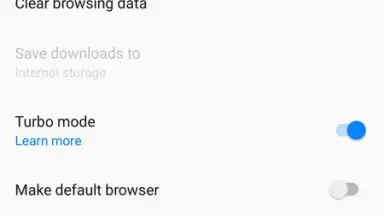 Screenshot von Firefox Lite 5