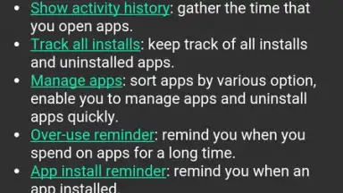 Screenshot von App Usage 9