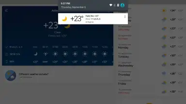 Screenshot von Yandex.Weather 5