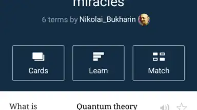 Screenshot von Quizlet 5