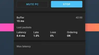 Screenshot von AudioRelay 5