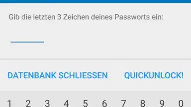Screenshot von Keepass2Android 4