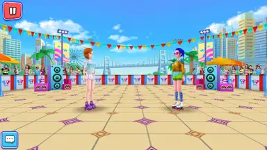 Screenshot von Roller Skating Girls - Dance on Wheels 4