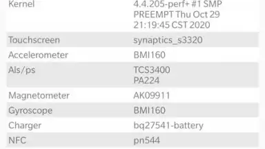 Screenshot von Device Info HW 5