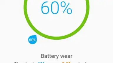 Screenshot von AccuBattery 5