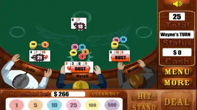 Screenshot von World Blackjack 4