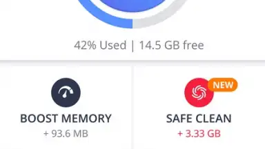 Screenshot von Avast Cleanup 13