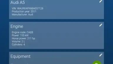 Screenshot von OBDeleven VAG car diagnostics 22
