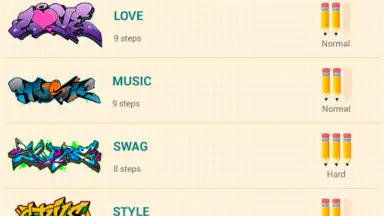Screenshot von How to Draw Graffitis 2