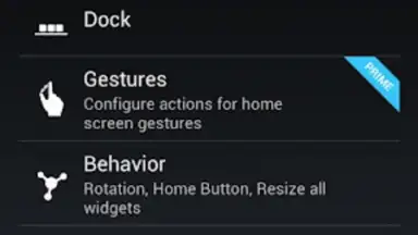 Screenshot von Nova Launcher 26