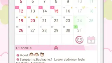 Screenshot von LadysCalendar Free (Period) 6