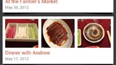 Screenshot von Evernote Food 1