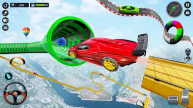 Screenshot von Superhero Car Stunt- Car Games 1