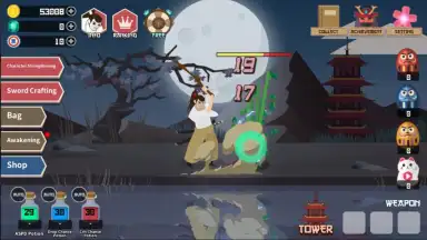 Screenshot von Samurai Kazuya 3