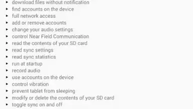 Screenshot von Exodus Privacy 7