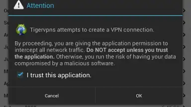 Screenshot von Tigervpns 3