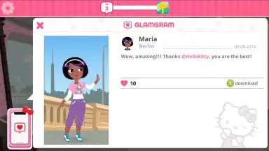 Screenshot von Hello Kitty Fashion Star 2
