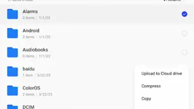 Screenshot von ColorOS My Files 20