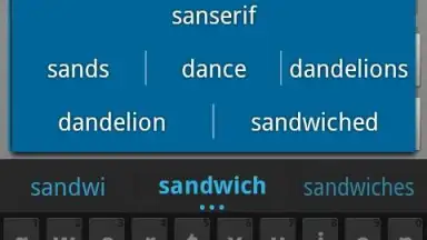 Screenshot von Ice Cream Sandwich Keyboard 2