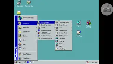 Screenshot von Win 98 Simulator 3