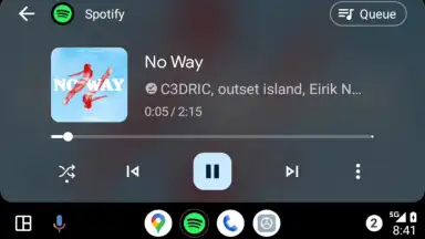 Screenshot von Android Auto 3