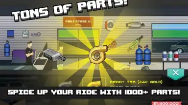 Screenshot von Pixel Car Racer 4