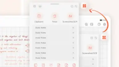 Screenshot von touchnotes 1