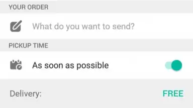 Screenshot von Glovo 2