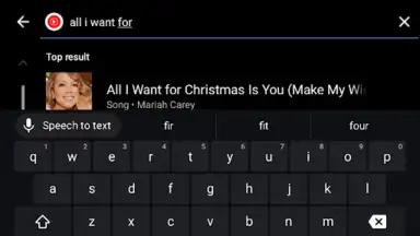 Screenshot von Google Automotive Keyboard 2