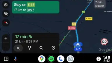 Screenshot von Android Auto 4