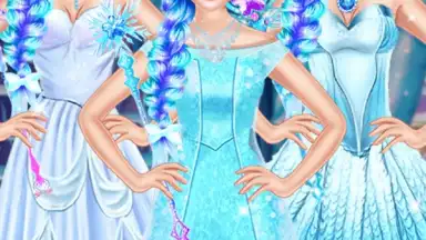 Screenshot von Ice Queen Makeup Dress Up 4