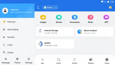 Screenshot von ES File Explorer 7